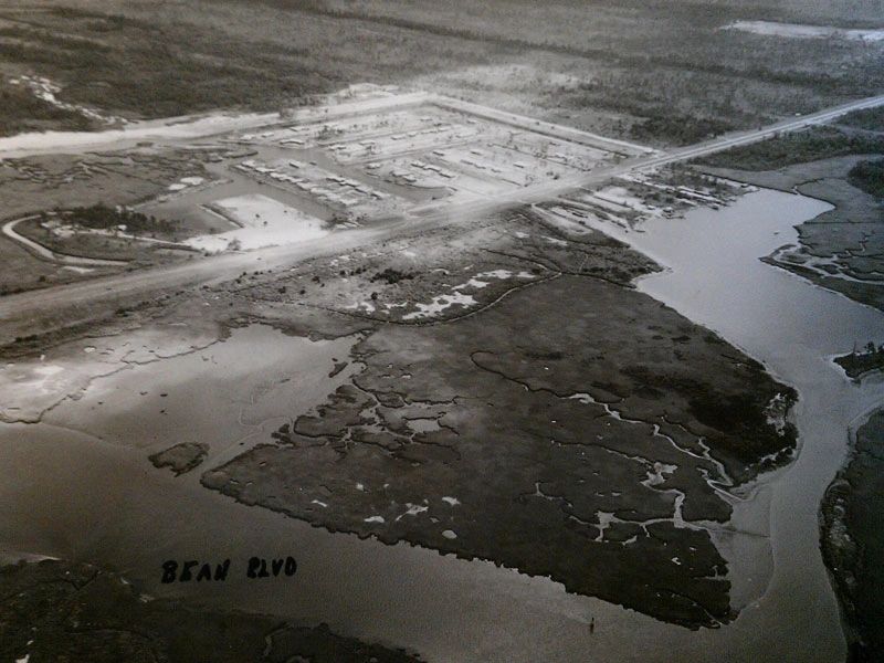 Bean Blvd and the marshes